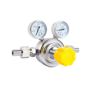 Fournisseur direct d'usine, vanne de réduction de pression pour pipeline d'ammoniac en acier inoxydable YQA-20/20A avec deux manomètres pour ammoniac liquide - Product Image 1