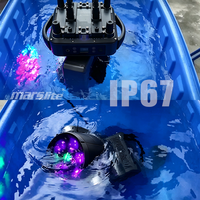 Marslite 7x60w IP67 Éclairage de scène LED Wash à tête mobile Bee Eye étanche pour DJ et concerts en extérieur