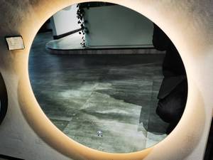 Nhà Máy Trực Tiếp Bạc Không Khung LED Phòng Tắm Thông Minh Gương Có Thể Điều Chỉnh Tay Quét Đèn Nền Cho Khách Sạn Nhà Trang Trí Cho Sinh Nhật - Product Image 3