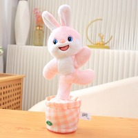 2025 Danse Parler Musique Électrique Cactus Dessin Animé Figure En Peluche Jouet