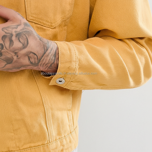 แจ็กเก็ตยีนส์สำหรับทุกเพศเสื้อแจ็กเก็ตบอมเบอร์สุดเท่เสื้อลูกไม้หนังจิ้งจอกเลือกได้ตามต้องการ - Product Image 1