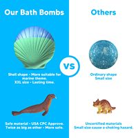Ensemble cadeau de bombe de bain en forme de coquille intérieure surprise d'animaux de la mer pour enfant ensemble de bulles de luxe naturelles en gros de bombe de bain