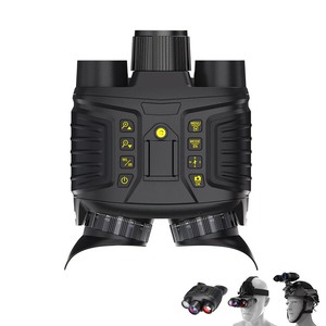 กล้องส่องกลางคืนแบบสวมศีรษะพร้อมเซ็นเซอร์ CMOS ระยะไกล มองเห็นในที่มืด เหมาะสำหรับติดหมวกกลางแจ้ง - Product Image 3