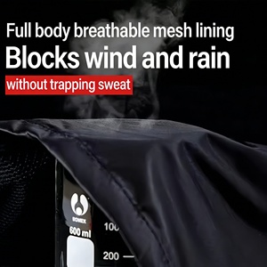 Impermeable con Capucha Personalizado, Poncho Reflectante con Franjas, Manga Larga, para <span class=keywords><strong>Ciclismo</strong></span>, Silla de Ruedas, para Actividades al Aire Libre - Product Image 6