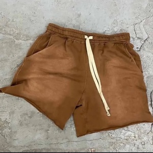 Active Wear Summer <b>Shorts</b> for <b>Men</b> Quick Dry Jogging Vintage Distressed Acid Washed Casual Style Eco-Friendly <b>Baggy</b> Design - Product Image 5