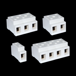 450V cách điện gốm 6-cực khối thiết bị đầu cuối điện chống sốc Brass thiết bị đầu cuối 500 nhiệt độ cao bảo vệ 200A - Product Image 1