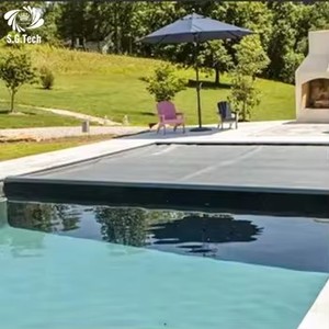 Water Crown High Elastic PVC Swimming <b>Pool</b> Cover UV Resistant Custom Size <b>Pool</b> Safety Cover - Product Image 2
