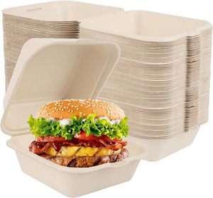 Boîte à <span class=keywords><strong>hamburger</strong></span> jetable anti-fuite, conteneur alimentaire en vrac, emballage de restauration, fournitures à emporter - Product Image 1