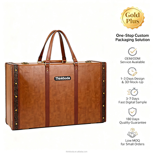 Maleta Retro de la Serie CLASSICAL, de <span class=keywords><strong>Cuero</strong></span> Sintético Reforzado, para Regalos y Accesorios de Fotografía - Product Image 1