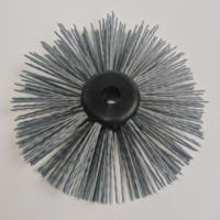 Brosses rondes en nylon abrasif, brosse Picote pour le nettoyage des revêtements des canalisations d'égouts