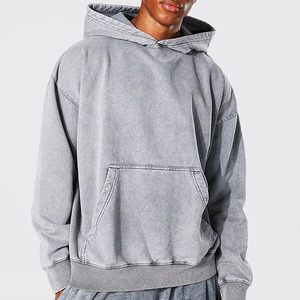 Sudadera con capucha lavada con ácido de algodón 100%, técnica bordada de alta calidad, estilo <span class=keywords><strong>Vintage</strong></span>, serie High <span class=keywords><strong>Street</strong></span>, suéter antiguo inspirado en piedra - Product Image 1