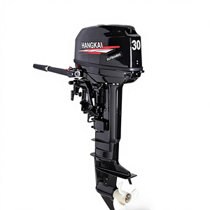 Nouveau moteur hors-bord portable 4 temps 30 CV à démarrage facile, refroidi par eau, à arbre long, 2 cylindres, à essence - Product Image 1