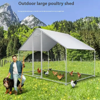 Cage multifonctionnelle pour lapins et paons d'extérieur, abri pour poulets résistant à la pluie, échafaudage pour l'élevage de poulets