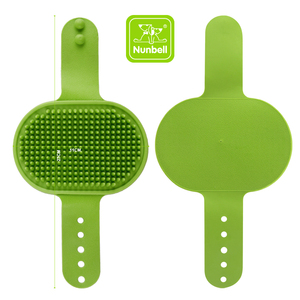 Nunbellpets Distributeur de shampoing pour <span class=keywords><strong>animaux</strong></span> de compagnie en plastique TPR écologique, peignes de massage pour petits <span class=keywords><strong>animaux</strong></span> à poil court/long, lavage - Product Image 6