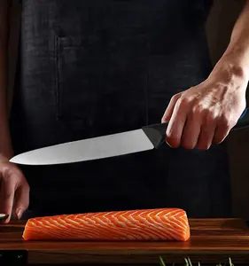 Kit de 5 couteaux de cuisine forgés à la main, ensemble de couteaux de chef professionnels allemands en acier inoxydable 1.4116 avec poignée en PP et TPR