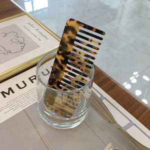 Peigne à cheveux en acétate écaille de tortue personnalisé Shily&OS, style <span class=keywords><strong>Mori</strong></span> Girl naturel, antistatique, minimaliste occidental, démêlant, en gros - Product Image 4