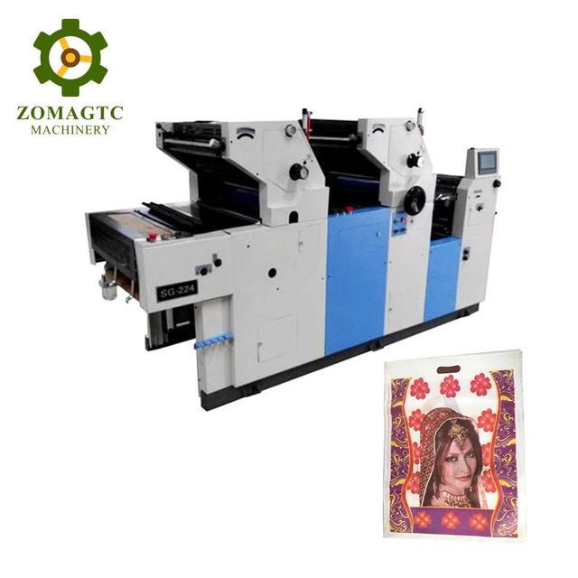 Automatic Two Color Offset Press Printer Magazine Booklet Newspaper Flyer Sheet Fed Poster Textbook Offset Printing Machine