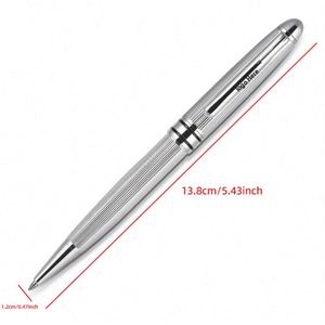 Premium Luxury Silver Metal Ballpoint <b>Pen</b> Customized Logo Corporate Marketing Personalized Gifts Custom 1.0mm <b>Multi</b>-<b>Colored</b> UV - Product Image 2