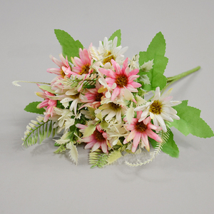 Nueva Llegada, Ramos de Flores Artificiales Hechos a Mano por Fabricantes, de Seda y Plástico, Crisantemos Silvestres Pequeños para el Día de la Madre - Product Image 4