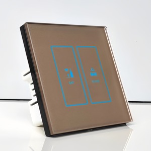 Interruptor Táctil de Vidrio Templado sin Marco Tipo 86, Interruptor de Luz Táctil RF433 para Hotel - Product Image 3
