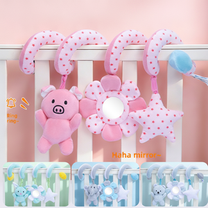 Giocattolo da appendere al <span class=keywords><strong>letto</strong></span> per neonati a forma di animale in peluche, ciondolo per passeggino unisex per <span class=keywords><strong>bambini</strong></span>, gioco educativo per la prima infanzia da appendere al <span class=keywords><strong>letto</strong></span> - Product Image 2