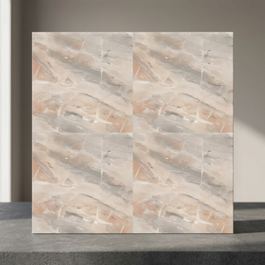 Superventas, azulejos de porcelana de cerámica pulida esmaltada de 400x400mm, piedra de mármol gris, azulejos de estilo moderno para suelo y sala de estar, 40x40cm - Product Image 1