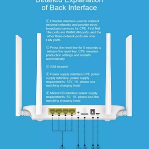 Routeur Wifi 4G LC117, carte SIM, point d'accès, CAT4, 32 utilisateurs, RJ45 WAN LAN, modem sans fil LTE 4G, routeur CPE - Product Image 4