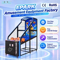 Machine de tir au basket-ball à monnayeur, jeu d'arcade vidéo d'intérieur pour adultes et enfants
