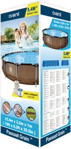 Piscina Redonda de Acero Jilong Avenli 12022EU - Product Image 5