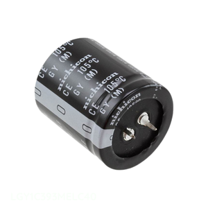 Condensateur à traversée de circuit (TH) en aluminium LGY1C393MELC40, 39000 µF, 20 %, 16 V, à fixation par clip (SNAP TH) - Product Image 1