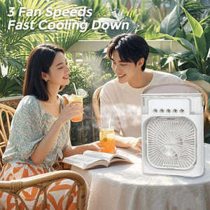 Produits tendances : mini-ventilateur portable chinois avec batterie et lumière - Product Image 2