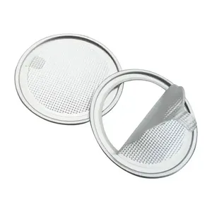 73mm 83mm 99mm 300# <strong>307</strong># 401# Aluminium Foil <strong>Easy</strong> <strong>Open</strong> Lids for Food Can Aluminium Seal Peel <strong>Open</strong> <strong>Ends</strong> - Product Image 1