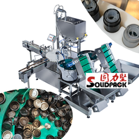 Machine de bouchage de remplissage automatique pour petite bouteille de baume déodorant liquide Solidpack