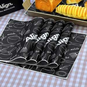 Custom Logo Printed Greaseproof PE Coated Eco-Friendly Disposable <b>Food</b> <b>Wrapping</b> <b>Paper</b> for Deli Bread Packaging - Product Image 3