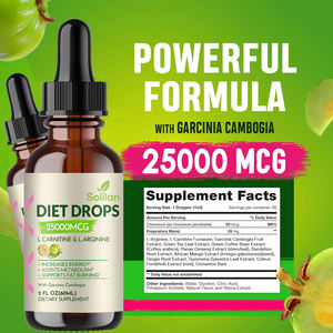 Solilan OEM Private Label <span class=keywords><strong>L</strong></span>-carnitina <span class=keywords><strong>L</strong></span>-arginina estratto di vitamina liquido orale 2ml/porzione 60ml bottiglia dimagrante dieta Fitness - Product Image 5