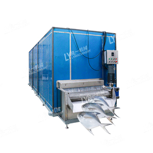 Congelador de túnel automático con cinta de malla de acero inoxidable y bomba de motor para procesamiento IQF de vegetales, alta productividad, maíz dulce - Product Image 2