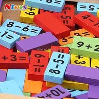 Caja de cálculo Digital Montessori, juguetes educativos de matemáticas de madera