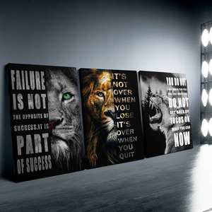 Nuevos diseños moda estética Animal arte impresión imágenes creativas póster pared arte cristal porcelana decoración pintura - Product Image 4