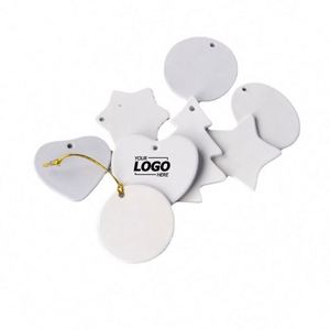 Custom Ceramic Christmas Ornaments-Heart-Shaped Personalized Holiday Gifts & Corporate <b>Swag</b> - Product Image 1