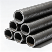 Tuyau en acier au carbone sans soudure API 5L X65 PSL2, longueur 6M 12M, diamètre 219mm 356mm 24 pouces, revêtement noir Sch60