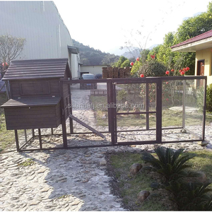 Poulailler en bois XL gris, best-seller, vente en gros d'usine, grande cage extérieure pour 10 poulets - Product Image 5