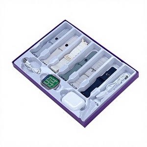 Reloj Inteligente S1000 Pro Max 7 en 1 con 7 Correas + Auriculares TWS, Llamadas Bluetooth, Monitor de Actividad para Hombres y Mujeres - Product Image 1