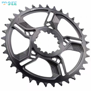 Plateau de chaîne VTT SeeMore 32/34/36/38T GXP XX1 X9 X0 X1 <span class=keywords><strong>NX</strong></span> SX à fixation directe 3 vis, creux, décalage 3 mm, pièces de vélo - Product Image 2