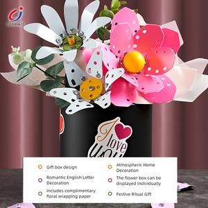 Kit de Ensamblaje de Metal Educativo Chengji, Juguete Creativo en Caja de Regalo, Simulación de Ramo de Flores, Juego de Bloques de Construcción - Product Image 3