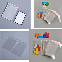 Sacs en plastique transparents jetables en cellophane, polybag transparents auto-adhésifs OPP BOPP, impression en héliogravure pour cadeaux et artisanat, vente en gros
