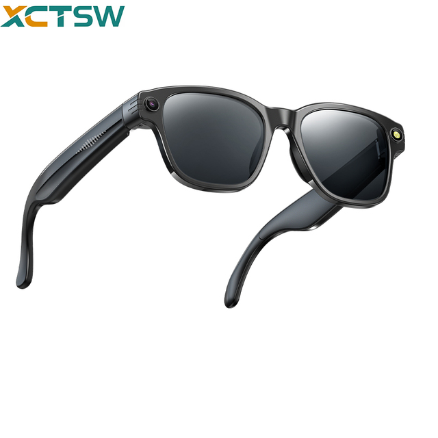 XCTSW New L801 Smart Glasses 8MP High-Definition Camera 1080P Recording Dual Microphone Noise Reduction WFl Transmission BT Call
