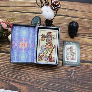 Personalizado tarjetas <span class=keywords><strong>de</strong></span> Tarot cubierta con <span class=keywords><strong>libro</strong></span> jugando a las cartas con bordes <span class=keywords><strong>de</strong></span> <span class=keywords><strong>oro</strong></span> - Product Image 5