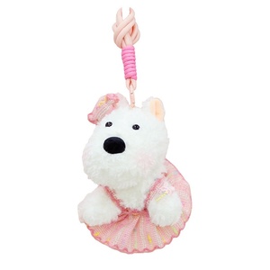 Nouveau West Highland White Terrier Chiot Pendentif Porte-clés Mignon Sac Charme Cadeau pour Filles PP Coton Rempli Griffe <span class=keywords><strong>Machine</strong></span> En Gros - Product Image 5