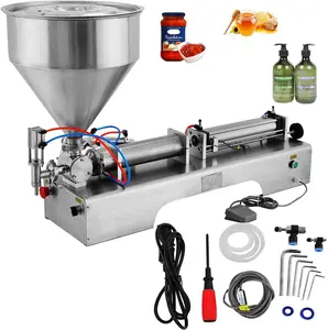 Food Grade Bottle Bucket Filling Machine With Feeding Pump Mayonnaise Chocolate Cosmetic Cream Filler