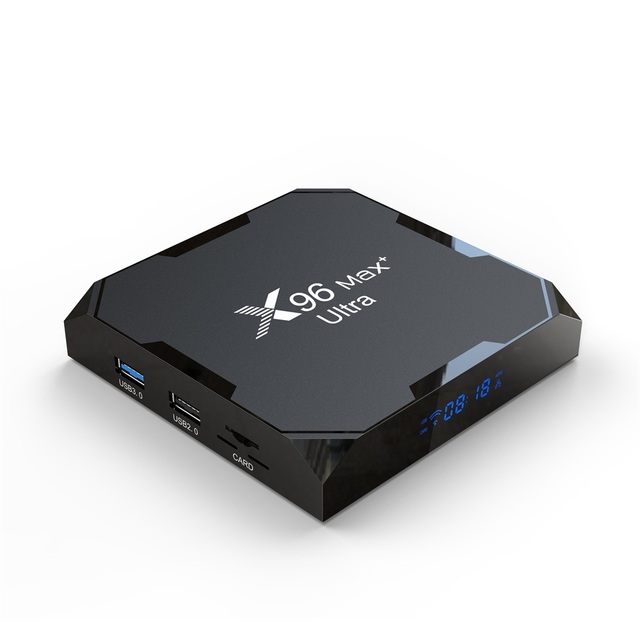 Factory Hot Sell S905X4 Android 11 X96 Max+Ultra Set Top Box 4Gb RAM 32Gb 64Gb ROM 8K Smart Tv Box